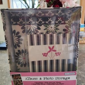 NIB - Colorbok.. Photo album and brag book + storage box all in one.
